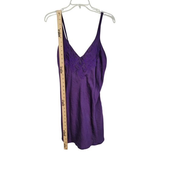Victoria's Secret 100% Silk Gold Label Purple Sexy Nightie S Vintage Slip Dress - Picture 8 of 15